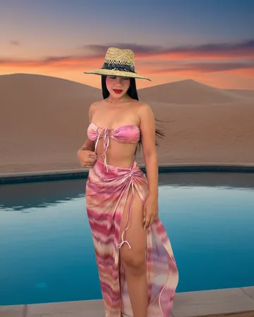 Traje de baño Atardecer — edición limitada de Zolara, degradado romántico